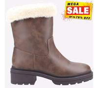 Rocket Dog Idée Classique Femmes Décontracté Créateur Mode Mi Botte Noire