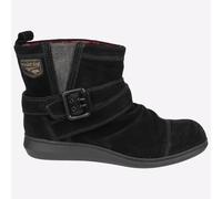 Rocket Dog Menthe à Enfiler Daim Cuir Femmes Mode Bottes Noir