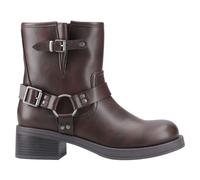Rocket Dog Nino Bottes De Motard Pour Femmes Chic Mode Mi-Mollet Marron