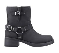 Rocket Dog Nino Bottes De Motard Pour Femmes Chic Mode Mi-Mollet Noires