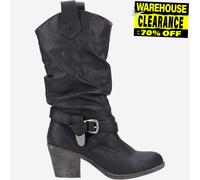 Rocket Dog Bottes Sidestep Western mi-mollet femme noires