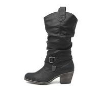 Rocket Dog Sidestep, Santiags Femme - Noir - 37 EU