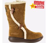 Rocket Dog Pente Daim Classique Femmes Mollet Mode Bottes Fauve