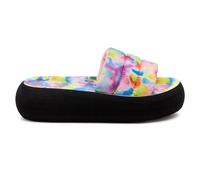 Rocket Dog Splash Loyal Tie Dye Sandales Plates De Mode Pour Femmes Noires