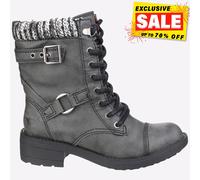 Rocket Dog Thunder Galaxy Bottes Biker Casual Pour Femmes Noires