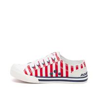 Rocket Dog Women's Jazzin Sneaker, Red/Navy, 7.5