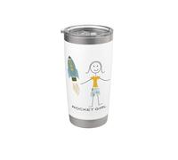 Rocket Girl Space pour femmes drôle Gobelet isotherme en acier inoxydable double paroi