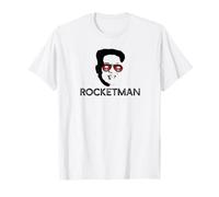 Rocket Man Kim Jong UN T-shirt Lunettes de soleil Bomb Explosion T-Shirt