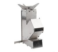 Rocket Poêle à bois en acier inoxydable (efficace) avec un minimum de fumée pour les emplacements extérieurs éloignés