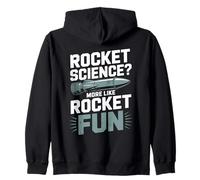 Rocket Science More like fusée fun ingénieur aérospatial Sweat à Capuche