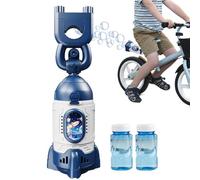 Rocket Shape Bubble Machine for Bike - Rechargeable LED Remote Control Toy, Automatic Outdoor Bubble Blower Kit, Remote Control Bubbles Maker | for Bike Motorcycle Cycling Summer Outdoor