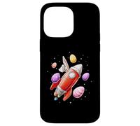 Rocket Space Rocket Space Shuttle Space Shuttle Spatial Oeufs Oreilles de Lapin Coque pour iPhone 14 Pro Max
