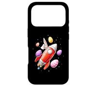 Rocket Space Rocket Space Shuttle Space Shuttle Spatial Oeufs Oreilles de Lapin Coque pour iPhone 17 Pro