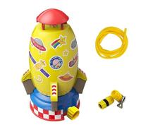Rocket Sprinkler for Kids - | Space Rocket Garden Sprinkler 360 Degree Rotation Outdoor Water Toy Attaches to Hose Splashing Fun Yard Home Garden Lawn Summer Play Kids Outdoor Activity