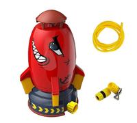 Rocket Sprinkler for Kids - | Space Rocket Garden Sprinkler 360 Degree Rotation Outdoor Water Toy Attaches to Hose Splashing Fun Yard Home Garden Lawn Summer Play Kids Outdoor Activity