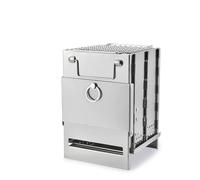Rocket Stove Wood Burning Camping Grill - Stove de cuisine en plein air avec bouilloire et sac de rangement pour barbecue d'arrière-cour et feux de camp
