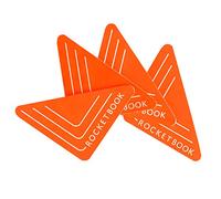 Rocketbook Beacons BEA-A4-K Lot d'autocollants réutilisables pour télécharger vos notes de tableau blanc dans le nuage avec étui de transport