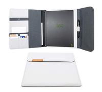 Rocketbook Capsule 2.0 Folio Cover pour Core, Panda et Fusion | 100% Recyclable, avec Porte-Stylo, Fermoir Magnétique et Rangement Intérieur | Gris, Format Lettre A4 21 cm x 29,7 cm