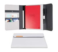 Rocketbook Capsule 2.0 Folio Cover pour Core, Panda et Fusion | 100% Recyclable, avec Porte-Stylo, Fermoir Magnétique et Rangement Intérieur | Gris, Format Exécutif A5 15 cm x 22,4 cm