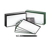 Rocketbook Cloud Cards - Fiches de notes réutilisables avec 1 stylo Pilot FriXion ColorStick et 1 chiffon en microfibres inclus - Lot unique de 80 pièces