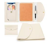 Rocketbook Cover Beige, organisateur de portefeuille, couverture en cuir A5, planificateur universel en cuir exécutif, accessoires