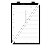 Rocketbook Orbit Executive Lot de pages légales réutilisables - Planificateur quotidien, blanc