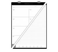 Rocketbook Orbit Lot de pages à lettre - Bloc-notes juridique réutilisable - Planificateur hebdomadaire, blanc