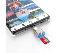 Rocketek Lecteur de Carte TF, USB-C vers TF Lecteur de Carte, Adaptateur de Lecteur de Carte mémoire TF de Type C OTG pour PC, Notebook, MacBook Air Pro,Galaxy, Huawei, Tablette
