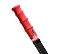 ROCKETGRIP Crosse de hockey sur glace - Poignée sport - Poignées de hockey en tissu - Accessoire de hockey pour adultes et enfants (rouge ; Sij Agroni Jesenice)