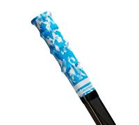 ROCKETGRIP Poignée de hockey sur glace sportive - Poignées de hockey en tissu camouflage - Accessoires de hockey pour adultes et enfants (camouflage bleu)