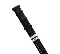 ROCKETGRIP Poignée sport pour crosse de hockey sur glace - Poignées en caoutchouc - Accessoire de hockey pour adultes et enfants (noir - blanc, senior/intermédiaire)