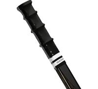 ROCKETGRIP Poignée sport pour crosse de hockey sur glace - Poignées perforées - Accessoire de hockey sur glace - Taille unique (noir - blanc)