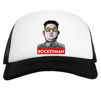 Rocketman Donald Trump Kim Jong-Un Rocket Man Casquette De Baseball Unisexe Blanche Et Noire Baseball Cap Unisex Black White