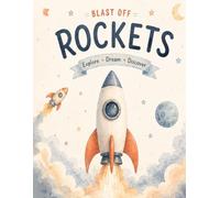 Rockets Coloring & Activity Book for kids: Fun Space Adventures with Coloring, Mazes, Puzzles, Games, Matching, Word Search, and Learning Activities for Ages 4-9