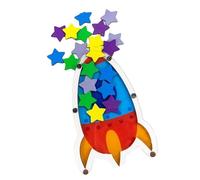 Rockets Pot de récompense motivant pour enfants Tableau de comportement d'étoiles pour un bon comportement Étoiles pour enfants Tableau d'apprentissage de la propreté
