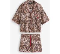 Rockett St George Rockett St George Animal Print Button Through Short Pyjamas Set