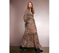 Rockett St George Rockett St George Animal Printed V-Neck Maxi Dress Animal EU 40 (UK 12)