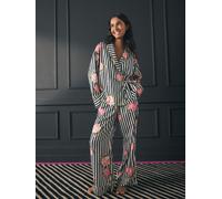 Rockett St George Rockett St George Black/White Flower Power Tie Side Pyjamas