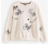Rockett St George Rockett St George Ecru Tiger Tattoo Sweatshirt