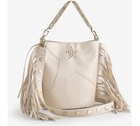 Rockett St George Rockett St George Stone Star Studded Tassel PU Bucket Bag