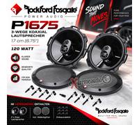 Rockford Fosgate P1675 3 voies 17 cm (6,75") haut-parleur triaxal 120 watts