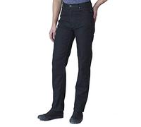 Rockford Mens Nouveau étirer Volée De Zip Denim Jeans Noir Régulier Grand Lit King-Size W60- L30