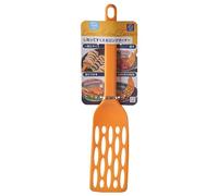 ROCKIA Spatule de cuisine en nylon résistant aux hautes températures, antiadhésive, rectangulaire, pour poêle à frire, œuf, poisson, lavable en machine