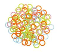 rockible 100pcs Outil de Cercle de Bricolage en Plastique pour Sac à Main, 1,5 cm