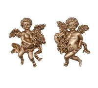 rockible 2 Piè Ange l Tridimensionnel | Style Classique Élégant, Angelot Ailes, Sculpté, Figure plumée Le, pr Salon, Chambre,