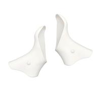 Rockible 2 Pièces Couvercle de Levier de Changement de Vitesse pour ST-6600 ST-6603 ST-5600, Manettes de Vitesse de Vélo de Route, Couverture En Silicone, Capot Frein, Blanc