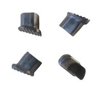 rockible 2 Pièces Protège Pieds D Échelle Antidérapants en Caoutchouc Souple Assure Une Fixation Montants Un Maintien Équipement Adapté à L Entrien la, Noir, Épais 22x40mm 4pcs