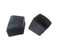 rockible 2 Pièces Protège Pieds D Échelle Antidérapants en Caoutchouc Souple Assure Une Fixation Montants Un Maintien Équipement Adapté à L Entrien la, Noir, Reg 25x38mm 2pcs