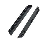 rockible 2x 1/12 RC Voiture Châssis Garde-Boue En Alliage D'aluminium Facile À Installer Modification Pièces de Rechange Barres Latérales pour Wltoys 124016, Noir