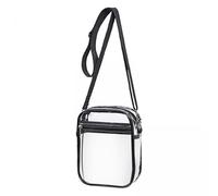 rockible 2X Sac Transparent, Sac à Bandoulière Sac à Main Sangle Réglable Visible Sacs de Gelée S pour Stade Événements Sportifs à L'extérieur Concert, Petit